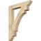 Ekena Millwork Merced Slat Rough Sawn Bracket, Douglas Fir, 4"W x 28"D x 36"H BKT04X28X36MRC06RDF - alternate 1